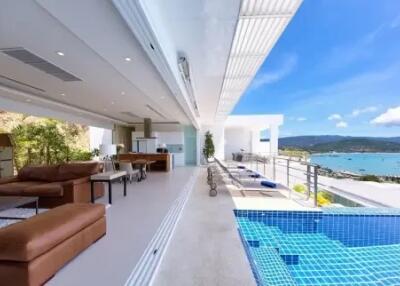 4-Bedrooms 2 Storey Villa L Sea View in Bangrak Koh Samui " RENT"