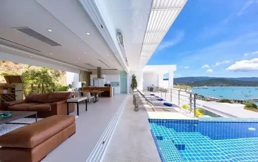 4-Bedrooms 2 Storey Villa L Sea View in Bangrak Koh Samui " RENT"