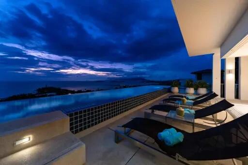 4-Bedrooms 2 Storey Villa K Sea View in Bangrak Koh Samui " RENT"