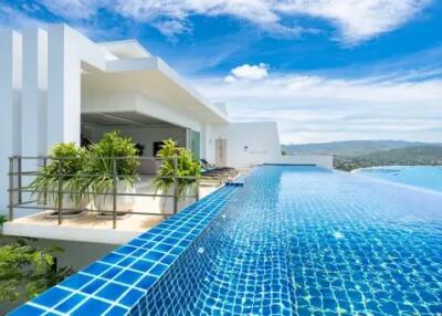 4-Bedrooms 2 Storey Villa K Sea View in Bangrak Koh Samui " RENT"