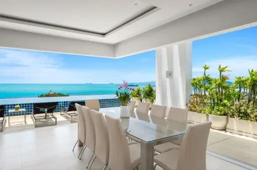 4-Bedrooms 2 Storey Villa K Sea View in Bangrak Koh Samui " RENT"