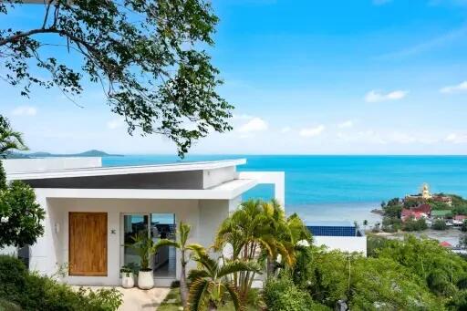 4-Bedrooms 2 Storey Villa K Sea View in Bangrak Koh Samui " RENT"