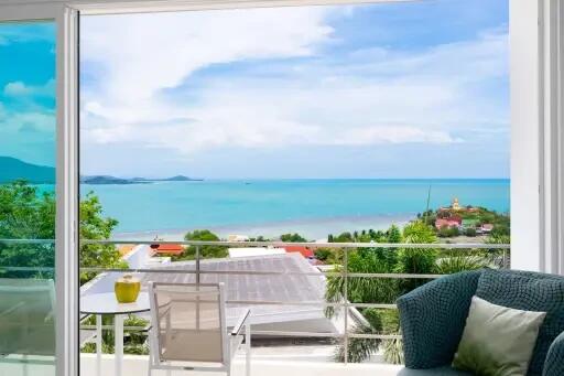 4-Bedrooms 2 Storey Villa K Sea View in Bangrak Koh Samui " RENT"