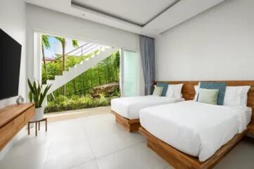 4-Bedrooms 2 Storey Villa K Sea View in Bangrak Koh Samui " RENT"