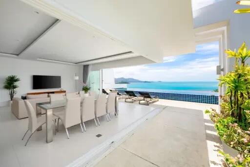 4-Bedrooms 2 Storey Villa K Sea View in Bangrak Koh Samui " RENT"