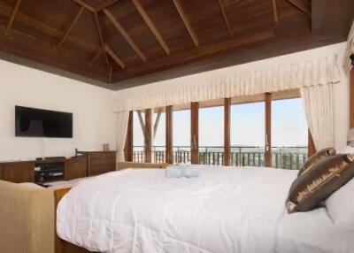 Charming 5 Bedroom Sea View Thai Villa for Rent at Plai Laem, Koh Samui "RENT"