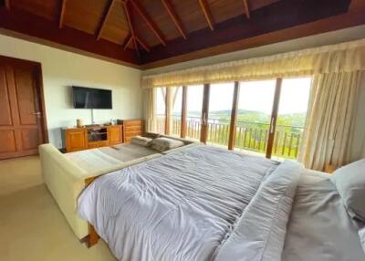 Charming 5 Bedroom Sea View Thai Villa for Rent at Plai Laem, Koh Samui "RENT"