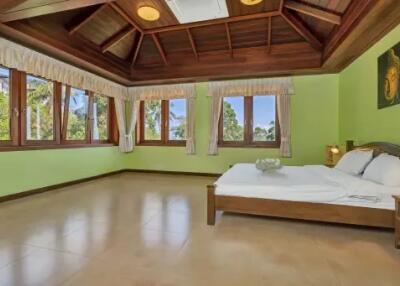 Charming 5 Bedroom Sea View Thai Villa for Rent at Plai Laem, Koh Samui "RENT"