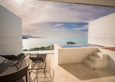 2-Bedroom Penthouse Res Q Sea View in Bangrak Samui "RENT"