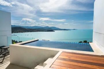 2-Bedroom Penthouse Res Q Sea View in Bangrak Samui "RENT"