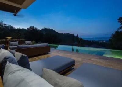 5 Bedroom Outstanding Sea View Villa For Rent in Plai Laem "RENT"