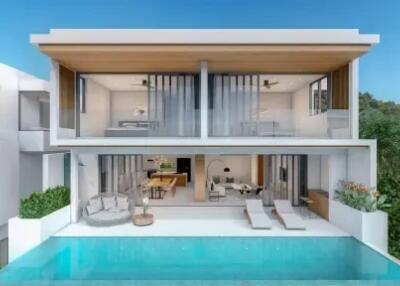 "Elegant 3-Bedroom Two-Story Villa in Bophut, Koh Samui" " OFFPLAN"