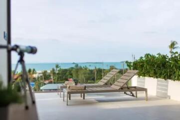 "3 Bedroom Stunning 2.5-Story Seaview Villa in Bophut, Koh Samui" "Off Plan"