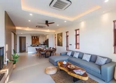 "3 Bedroom Stunning 2.5-Story Seaview Villa in Bophut, Koh Samui" "Off Plan"