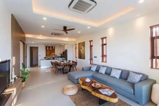 "3 Bedroom Stunning 2.5-Story Seaview Villa in Bophut, Koh Samui" "Off Plan"