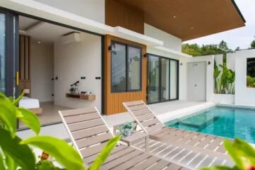 "3 Bedroom Stunning 2.5-Story Seaview Villa in Bophut, Koh Samui" "Off Plan"