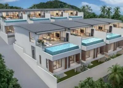 “Off plan Seaview 2-Story 3-Bedroom Luxurious Pool Villa