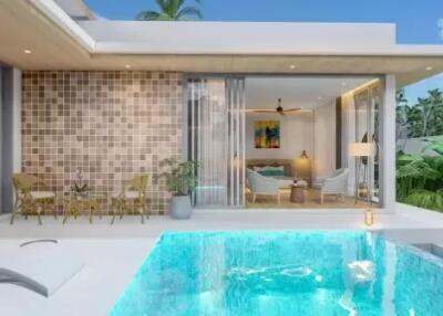 "2-Bedroom Tranquility: Luxurious Pool Villa in Bophut, Koh Samui"