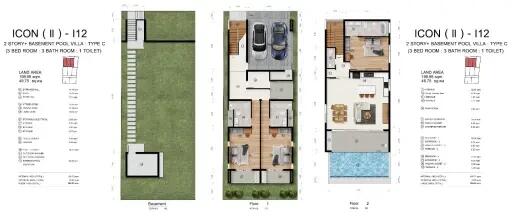 วิลล่า 3 ห้องนอนแบบ OFF PLAN วิวทะเลพร้อมสระว่ายน้ำในบ่อผุด ห่างจากชายหาด 3