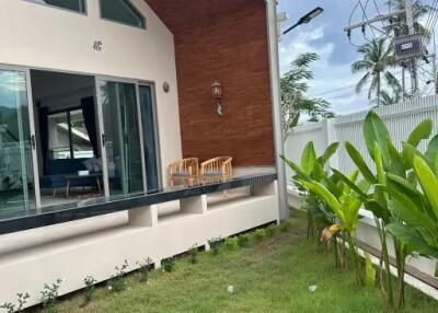 "3-Bedroom Tropical Haven: Luxurious Brand-New Villa for Rent in Chaweng, Koh Samui "RENT"