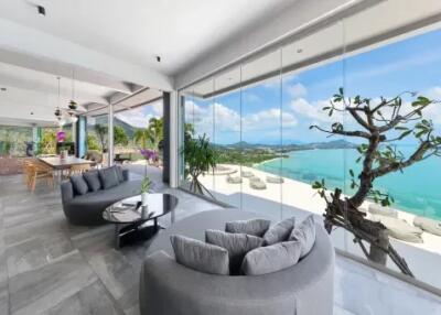 "5-Bedroom Seaside Villa in Chaweng Noi, Koh Samui, Offering Mesmerizing Sea Views" Freehold