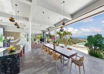 "5-Bedroom Seaside Villa in Chaweng Noi, Koh Samui, Offering Mesmerizing Sea Views" Freehold