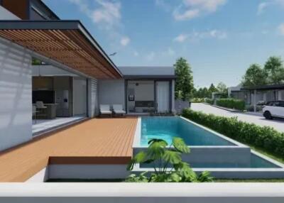 "300m walking distance to beach! 3-Bed Pool Villas in Bantai Koh Samui- Off-Plan Leasehold"