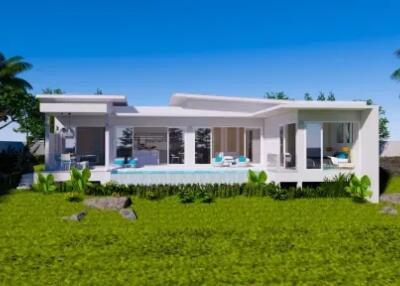 OFFPLAN!! Three Types 3-4 Bedroom Seaview Villa for Sale (Plai Leam)