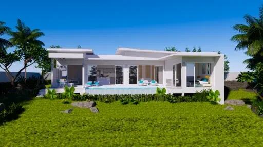 OFFPLAN!! Three Types 3-4 Bedroom Seaview Villa for Sale (Plai Leam)