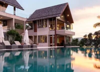 Amazing Seaview Luxury villa Business for sale in Bophut Hills