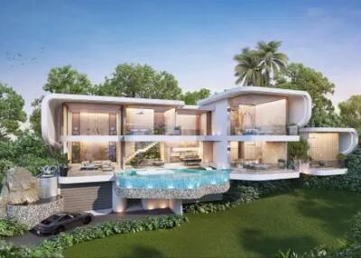 3 Bedroom Serenity Heights with Panoramic Ocean Views