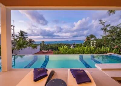 4-Bedroom Luxury Pool Villa with 180-degree ocean view