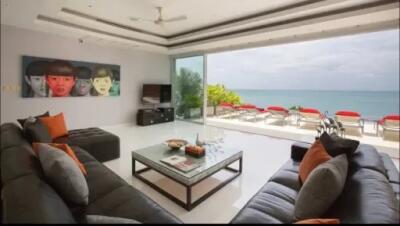 "Seaside Splendor: Luxurious 4-Bedroom Villa with Panoramic Views and Infinity Pool in Chaweng Beach"