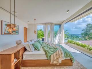 3 Bedroom Balinese style Villa with Panoramic Sea View at Chaweng