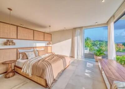 3 Bedroom Balinese style Villa with Panoramic Sea View at Chaweng