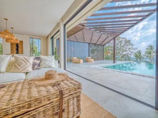 3 Bedroom Balinese style Villa with Panoramic Sea View at Chaweng