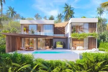 3 Bedroom Balinese style Villa with Panoramic Sea View at Chaweng