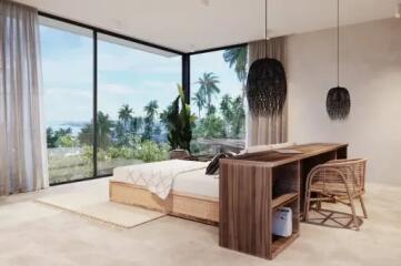 3 Bedroom Balinese style Villa with Panoramic Sea View at Chaweng