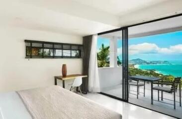 3-Bedroom Panoramic Seaview Villa at Chaweng noi