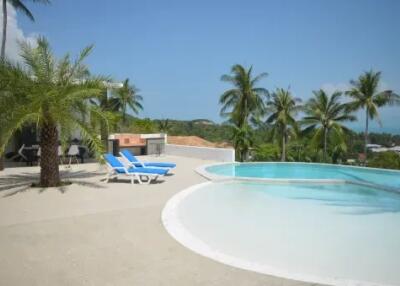 6 Bedrooms Sea View Pool Villa at Bangrak Samui