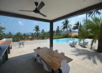 6 Bedrooms Sea View Pool Villa at Bangrak Samui