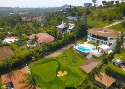 6 Bedrooms Sea View Pool Villa at Bangrak Samui