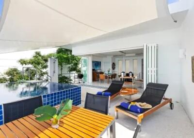 3-Bedroom Sea View Villa at Bangrak Koh Samui