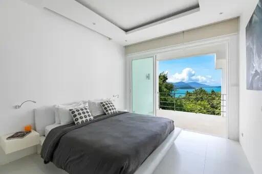 3-Bedroom Sea View Villa at Bangrak Koh Samui