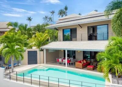 Spacious 4 Bedroom Pool villa Sea in Bophut Hillside