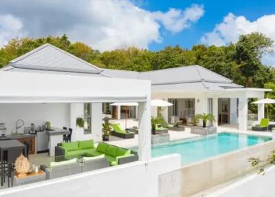 Stunning Sea view Pool Villa 4 Bedroom Bophut Hill