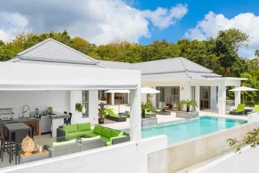 Stunning Sea view Pool Villa 4 Bedroom Bophut Hill