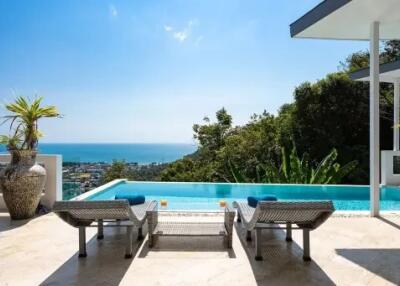 Gorgeous 4 Bedroom pool villa with stunning sea view