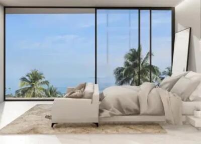 4 Bedrooms Sea View Villa in Bangpor Samui