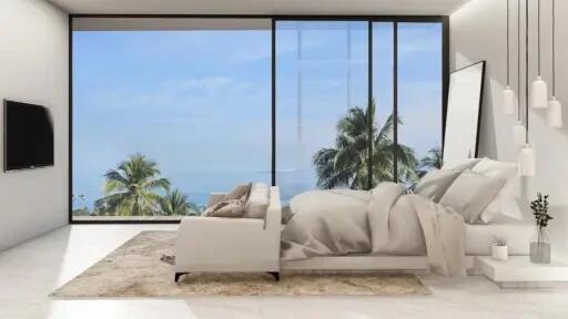 4 Bedrooms Sea View Villa in Bangpor Samui